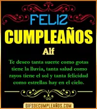GIF Frases de Cumpleaños Alf